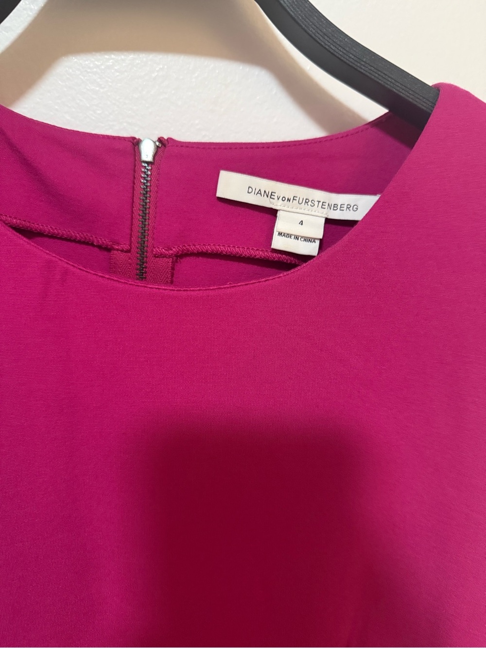 Diane Von Furstenberg Pink Sleeveless Shift Dress - Picture 5 of 6